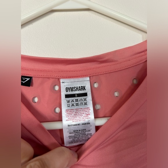 Gymshark SOL LIFT CROP TEE Coral Small - Picture 2 of 7